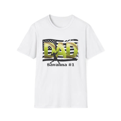 BATTER #1 Softball Dad Batter T-Shirt