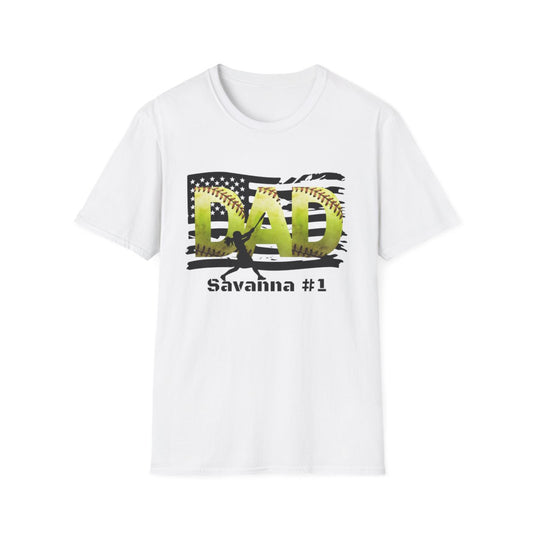 BATTER #1 Softball Dad Batter T-Shirt
