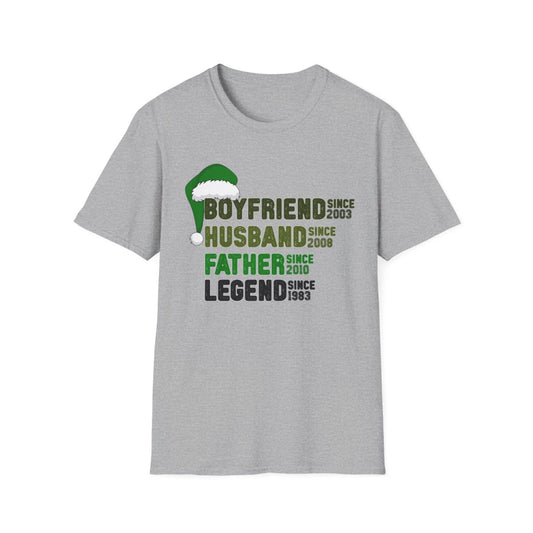 Boyfriend Husband Father Legend HOLIDAY EDITION T-Shirt