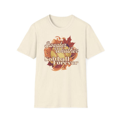 Sweater Weather Fall Graphic Womens Tee