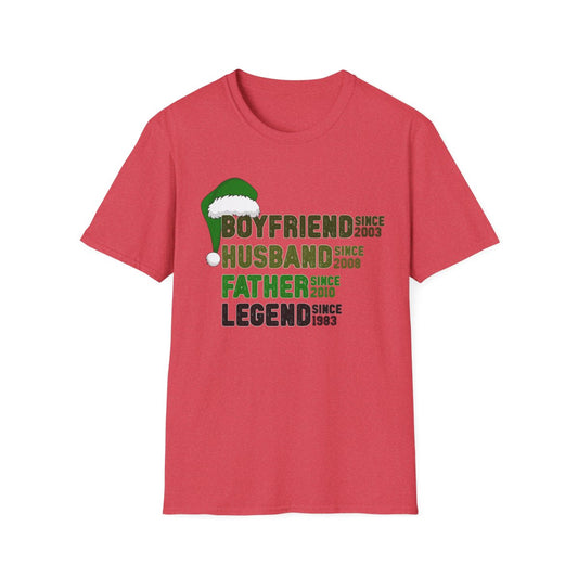 Boyfriend Husband Father Legend HOLIDAY EDITION T-Shirt