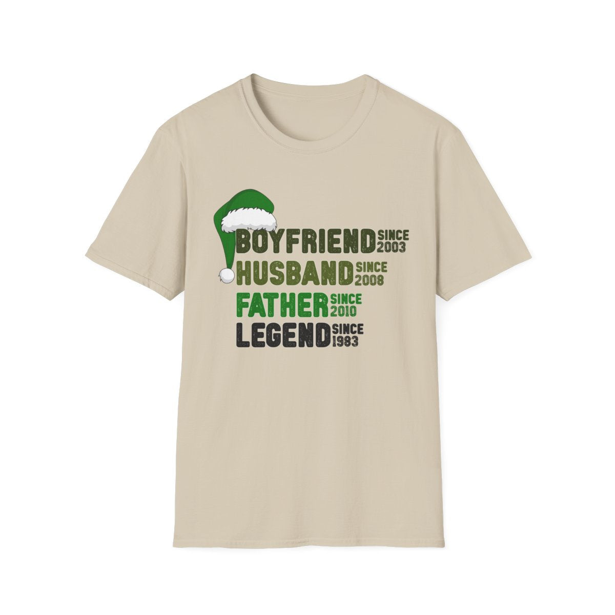 Boyfriend Husband Father Legend HOLIDAY EDITION T-Shirt
