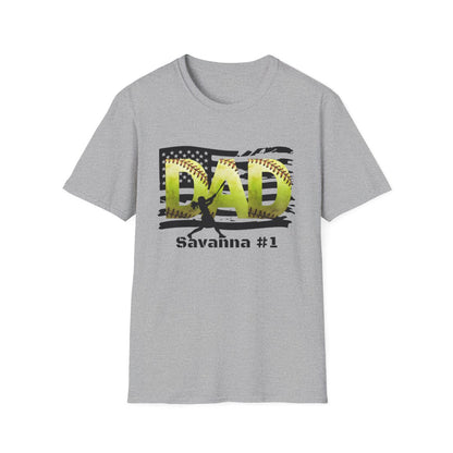 BATTER #1 Softball Dad Batter T-Shirt
