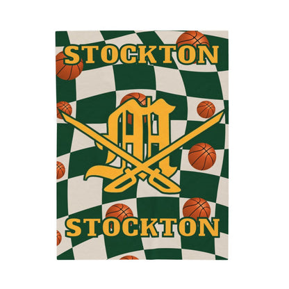 Custom Moorpark Basketball Blanket
