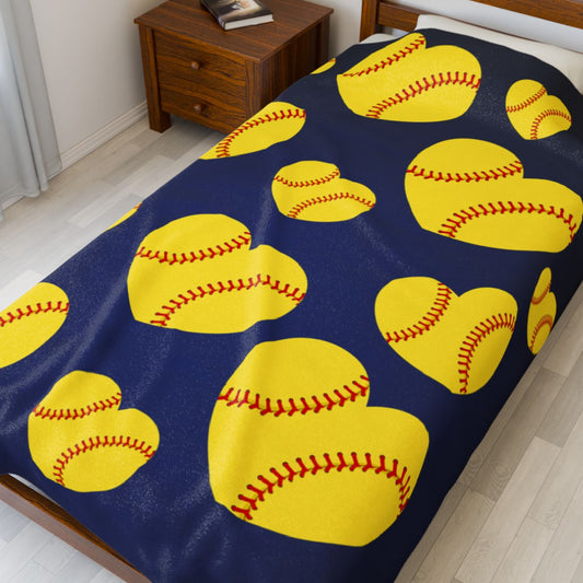 Softball Hearts