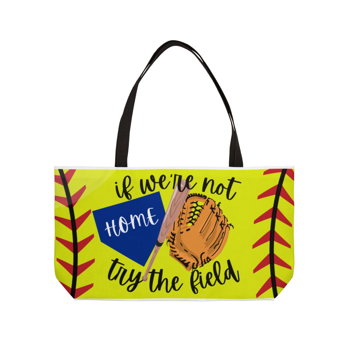 Weekender Tote Bag- Cute & Spacious Travel Tote for Game Days and Getaways