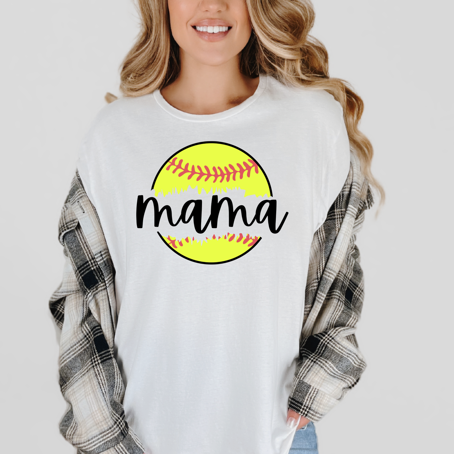 Softball Mama T-Shirt – Cute Tee for Proud Softball Moms
